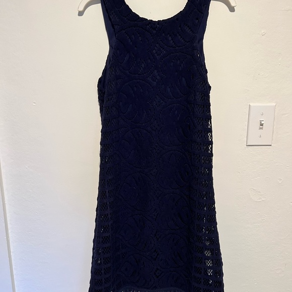 Lilly Pulitzer size as mall Jamie knit lace mini shift dress sleeveless - Picture 3 of 12